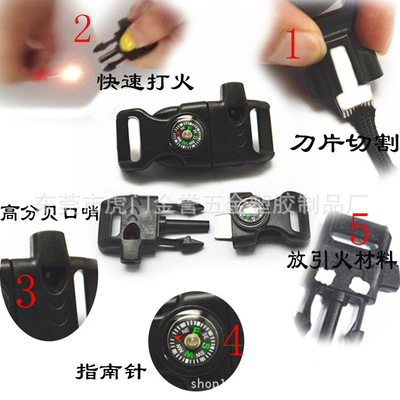 【厂家直销塑料插扣 箱包配件 伞绳手链配件 新款上市 多功能插扣】价格,厂家,图片,扣类,东莞市虎门金誉五金塑胶制品厂-